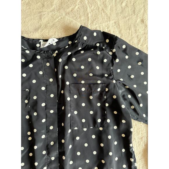 Vintage Alfred Dunner Polka Dot Blouse Size 8 - Picture 2 of 6